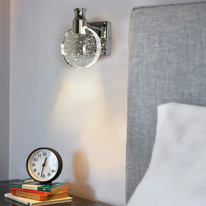Lampe murale LED ronde en acier - Image 6