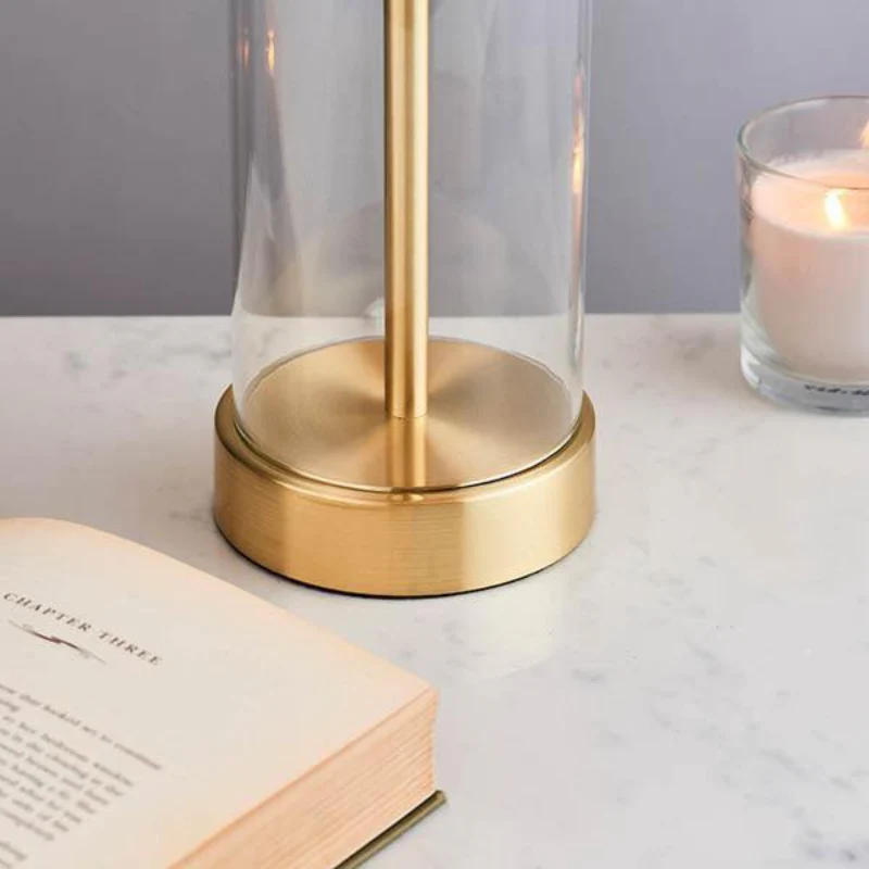 LumaNest – Glass Table Lamp with Warm Ambient Lighting - Image 4