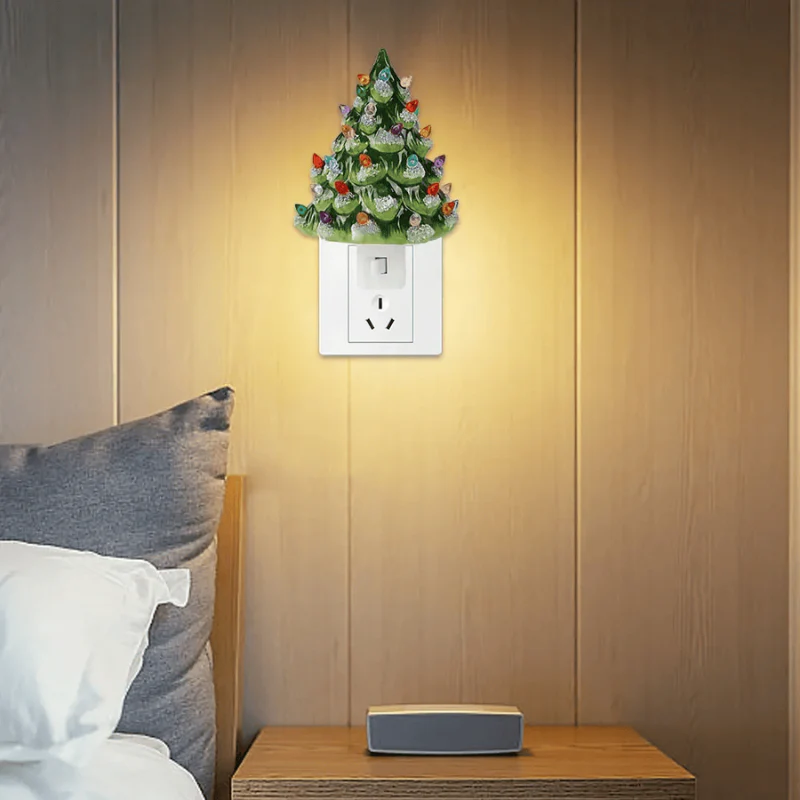 Lampe murale veilleuse sapin de Noël LED - Image 4