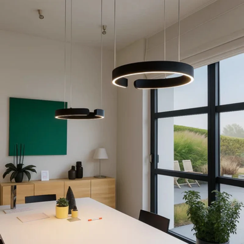 Suspension LED ronde type anneau - Image 5