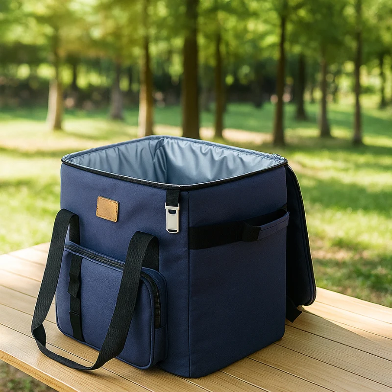 Grand sac isotherme pliable avec multiples compartiments - Image 5