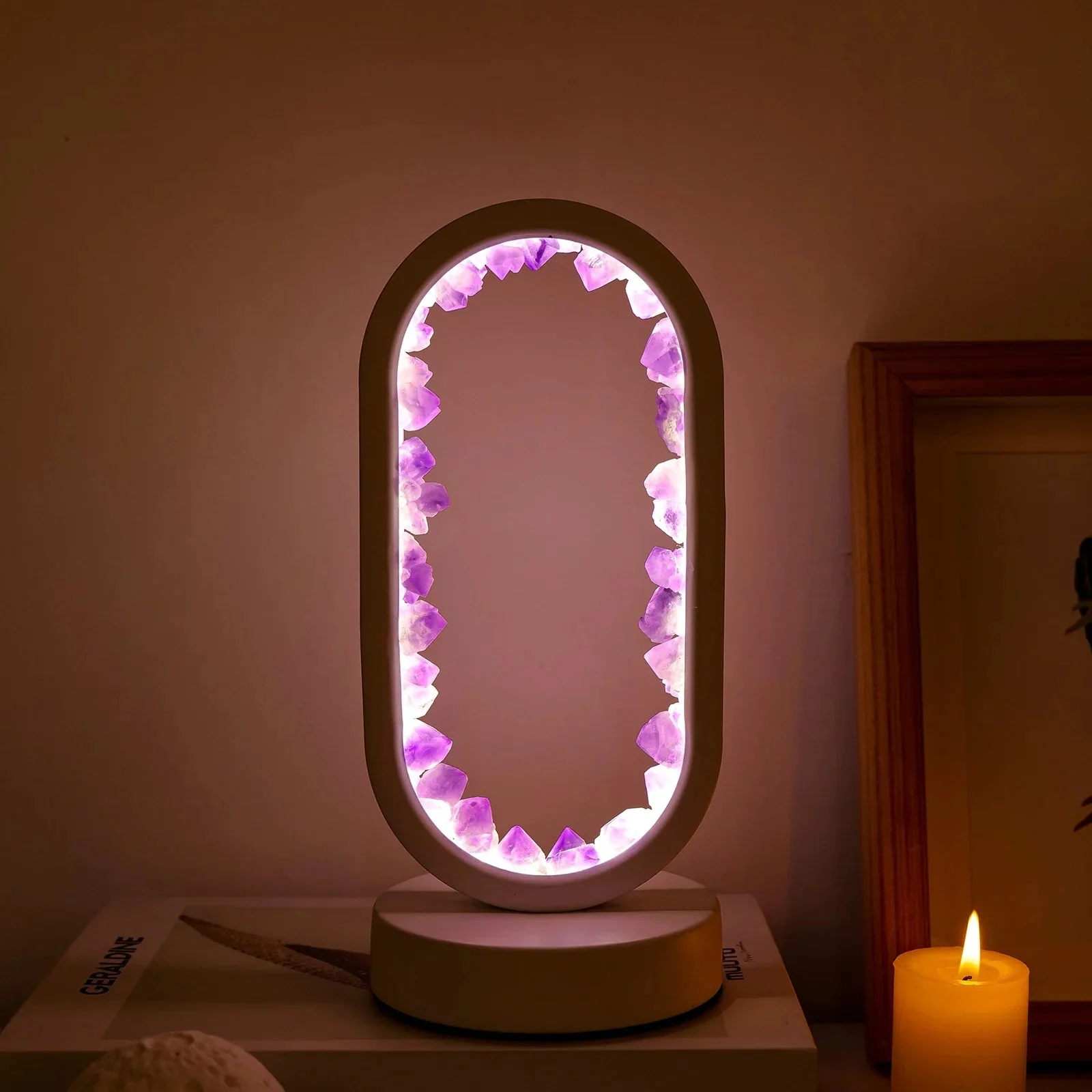 Lampe en améthyste naturelle - Image 3