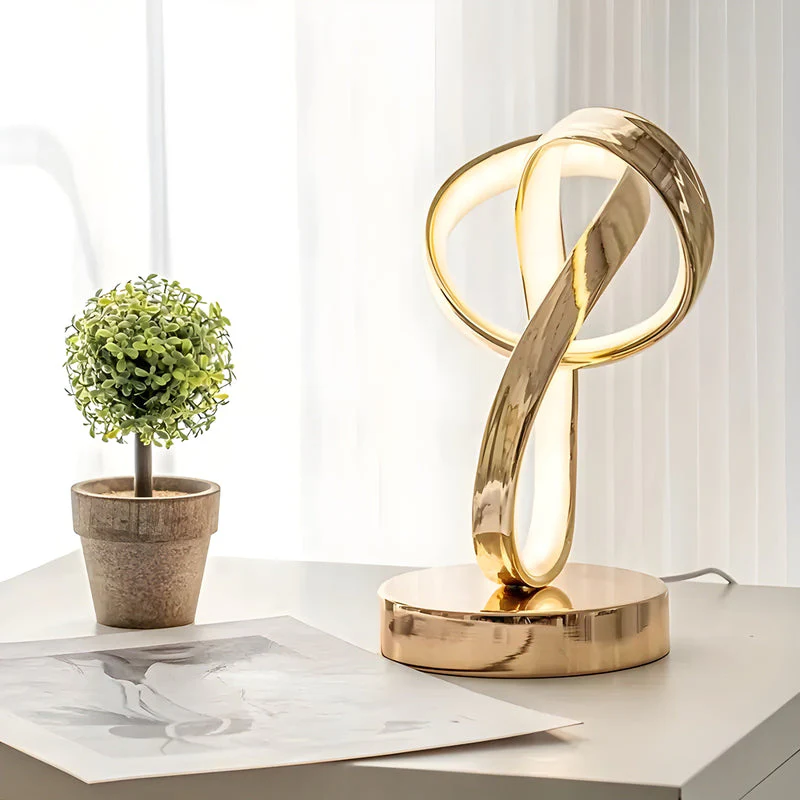 Lampe de table moderne à anneaux - Image 2