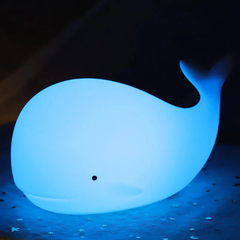 Veilleuse LED tactile en forme de baleine - Image 2