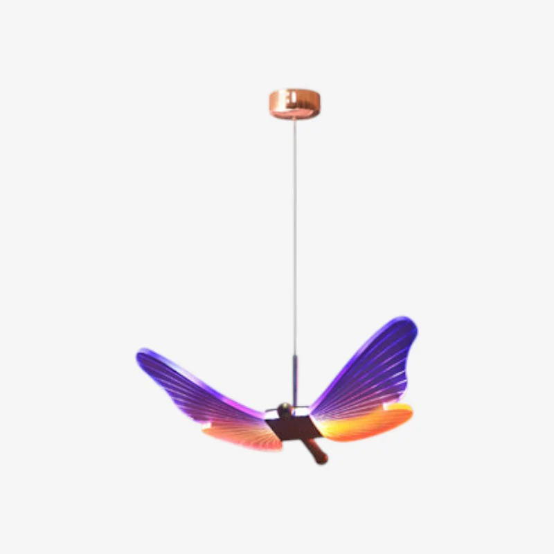 Lampe murale LED suspendue en forme de papillon - Image 2