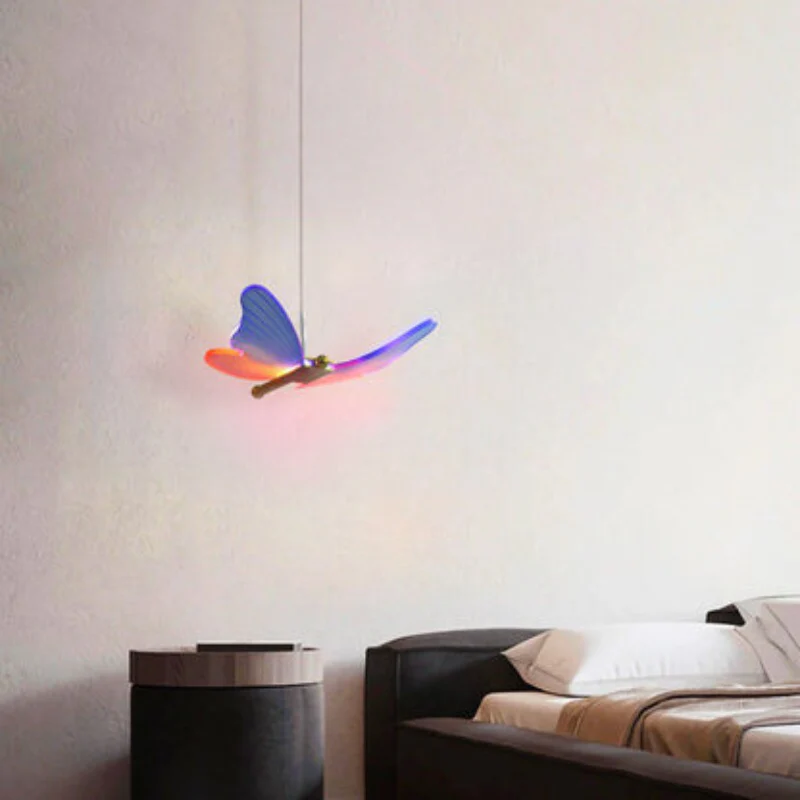 Lampe murale LED suspendue en forme de papillon - Image 4
