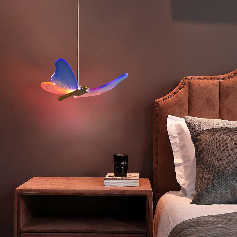 Lampe murale LED suspendue en forme de papillon - Image 6