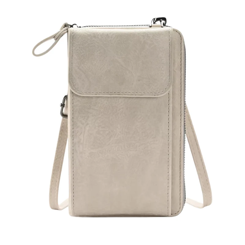 Sac à main rectangulaire avec rabat aimant + dessus zippé - Image 4