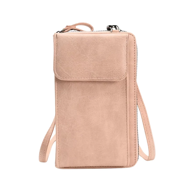 Sac à main rectangulaire avec rabat aimant + dessus zippé - Image 5