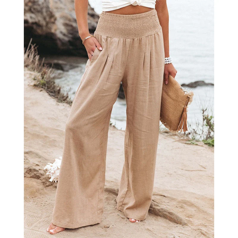 Lunaa - Pantalon ample Lunaa chic et polyvalent, tissu respirant - Image 6
