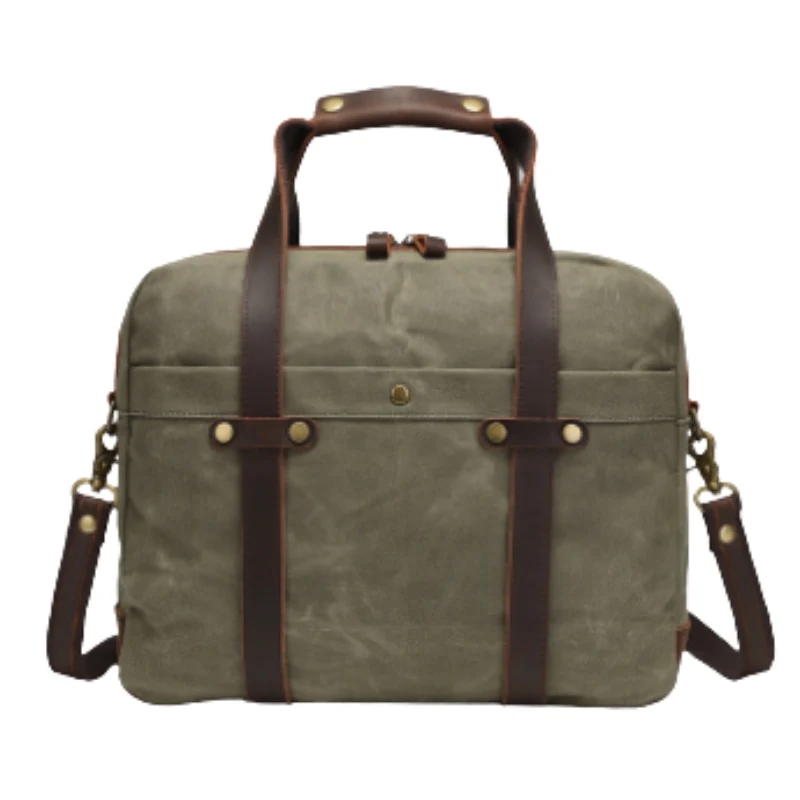Sac à main multi-poches avec bandoulière réglable + fermeture éclair - Image 2