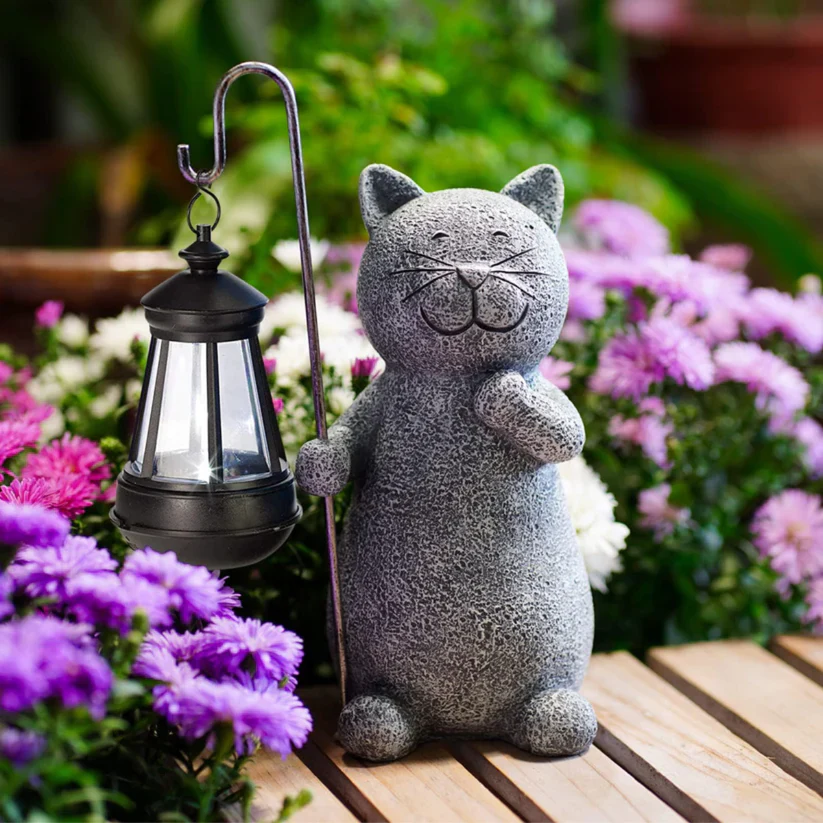 Sculpture de Chat de Jardin - Image 2