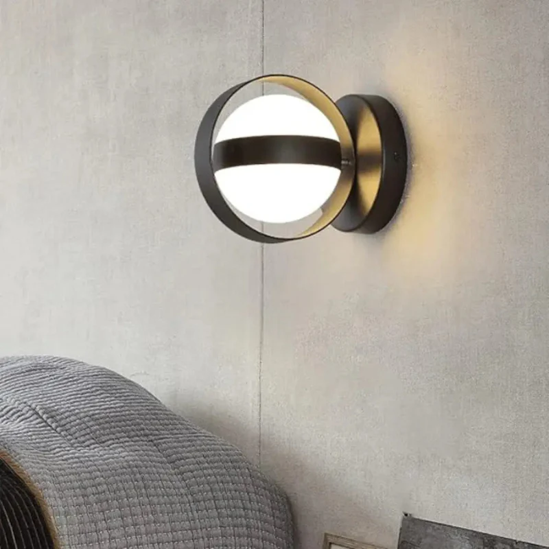 Moderne LED wandlamp met cirkel frame - Image 3