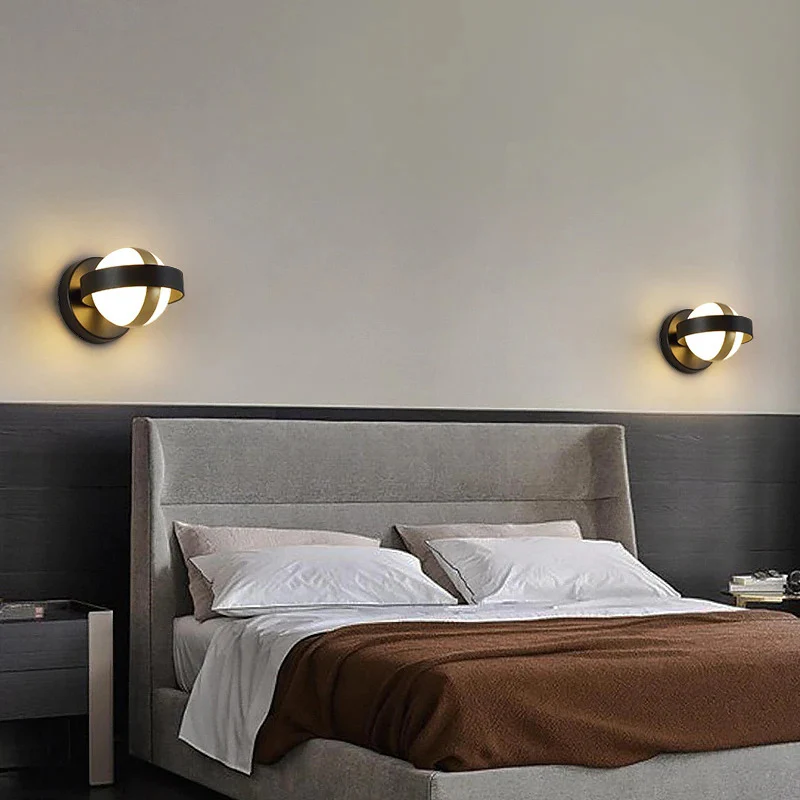 Moderne LED wandlamp met cirkel frame - Image 4