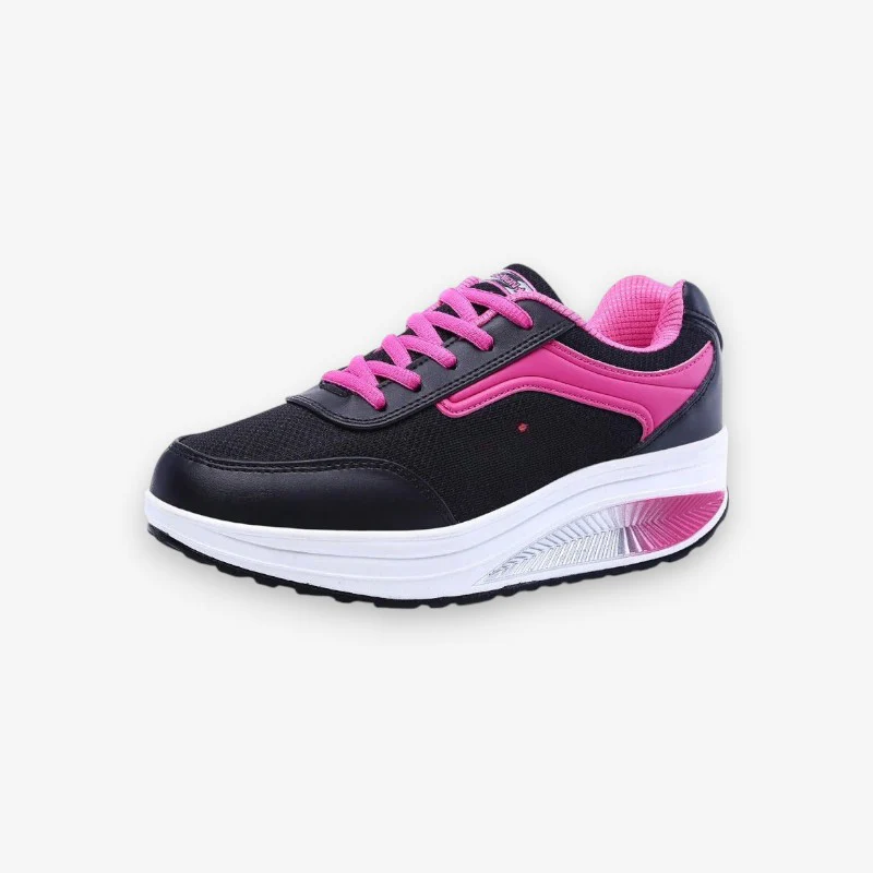 Chaussures femme à lacets bout rond semelle épaisse