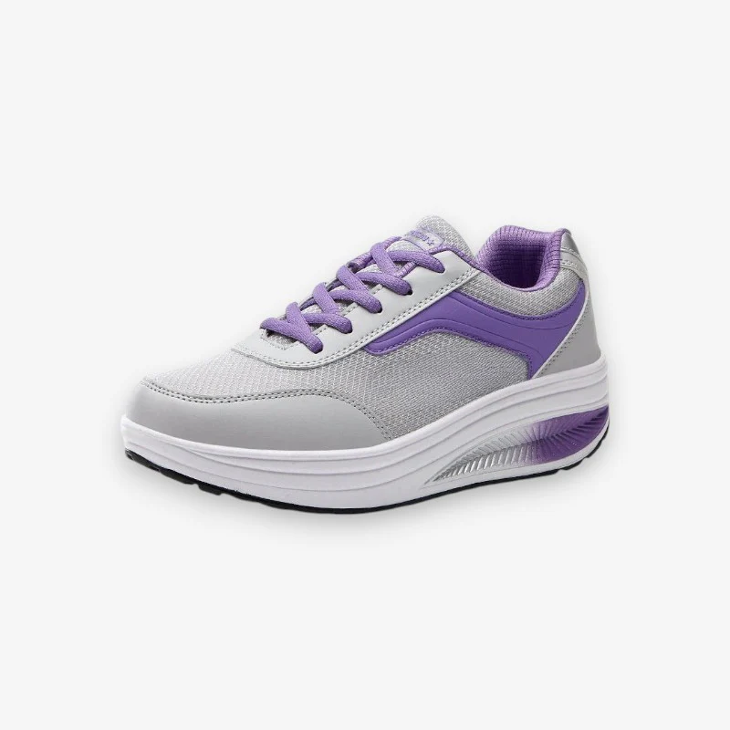 Chaussures femme à lacets bout rond semelle épaisse - Image 2