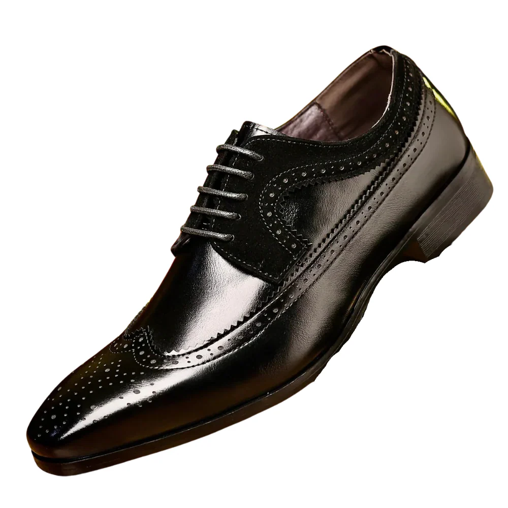 Chaussures à Lacets au Design Pointu
