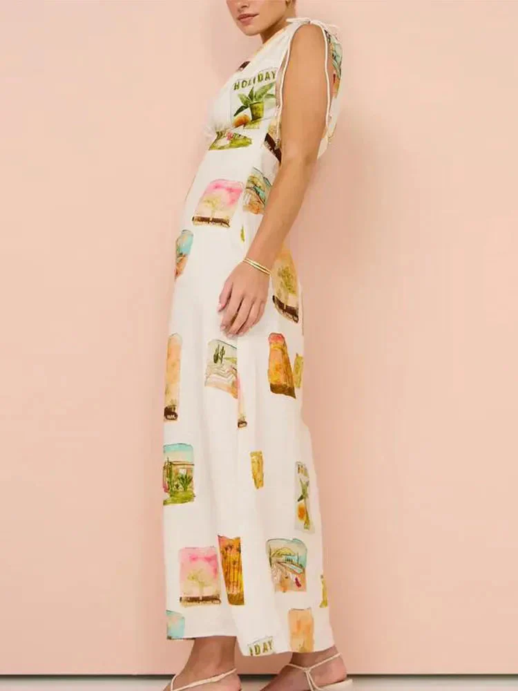 Maeve - Robe sans manches à imprimé floral - Image 4