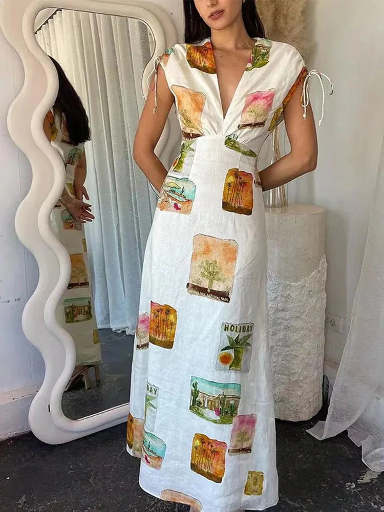 Maeve - Robe sans manches à imprimé floral - Image 8