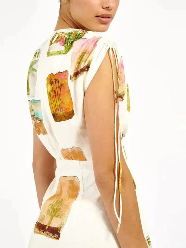 Maeve - Robe sans manches à imprimé floral - Image 9
