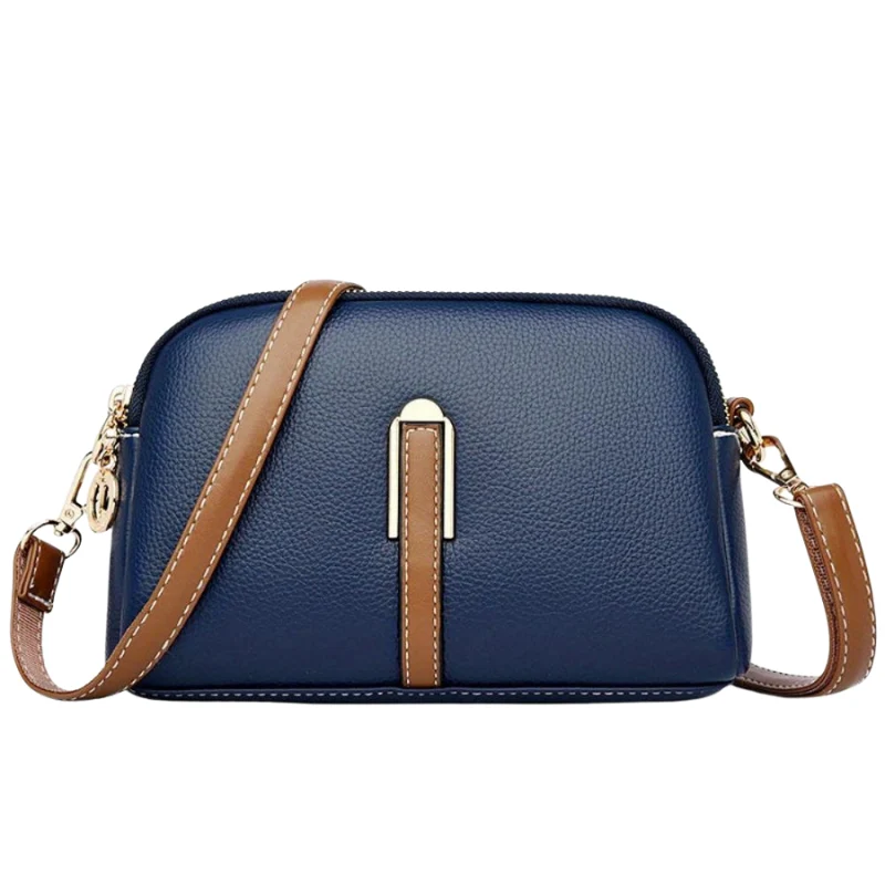 Sac bandoulière grande capacité avec fermeture éclair + bandoulière ajustable - Image 5