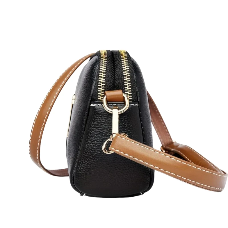 Sac bandoulière grande capacité avec fermeture éclair + bandoulière ajustable - Image 6