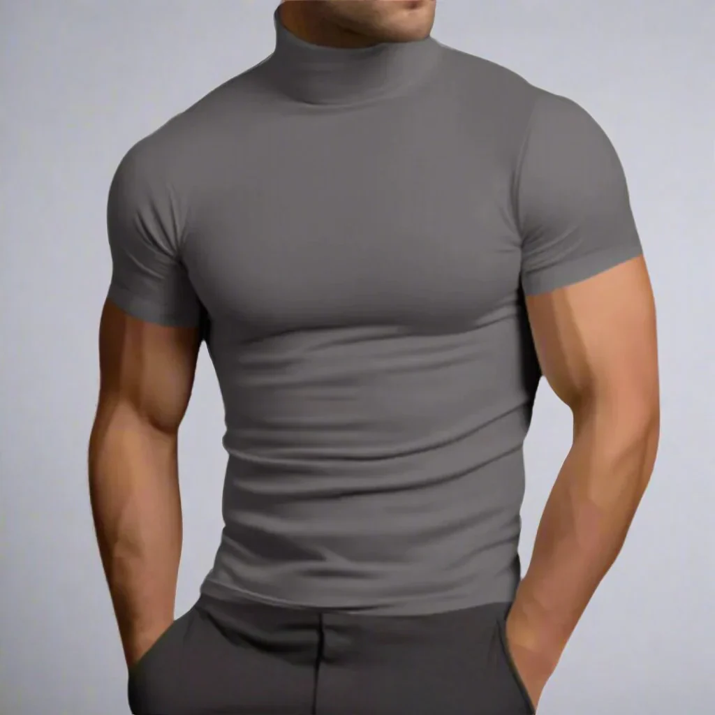 Malven – Chemise Homme à Col Roulé - Image 3