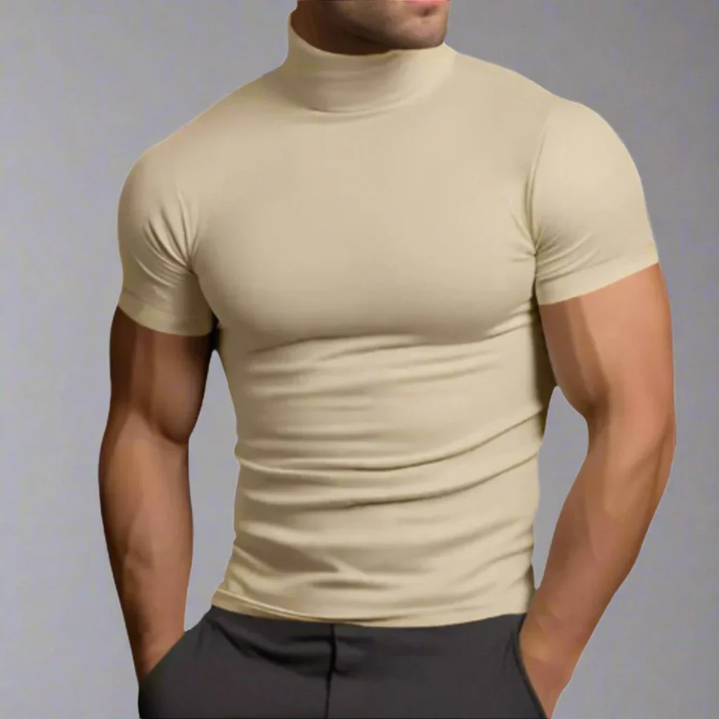 Malven – Chemise Homme à Col Roulé - Image 4