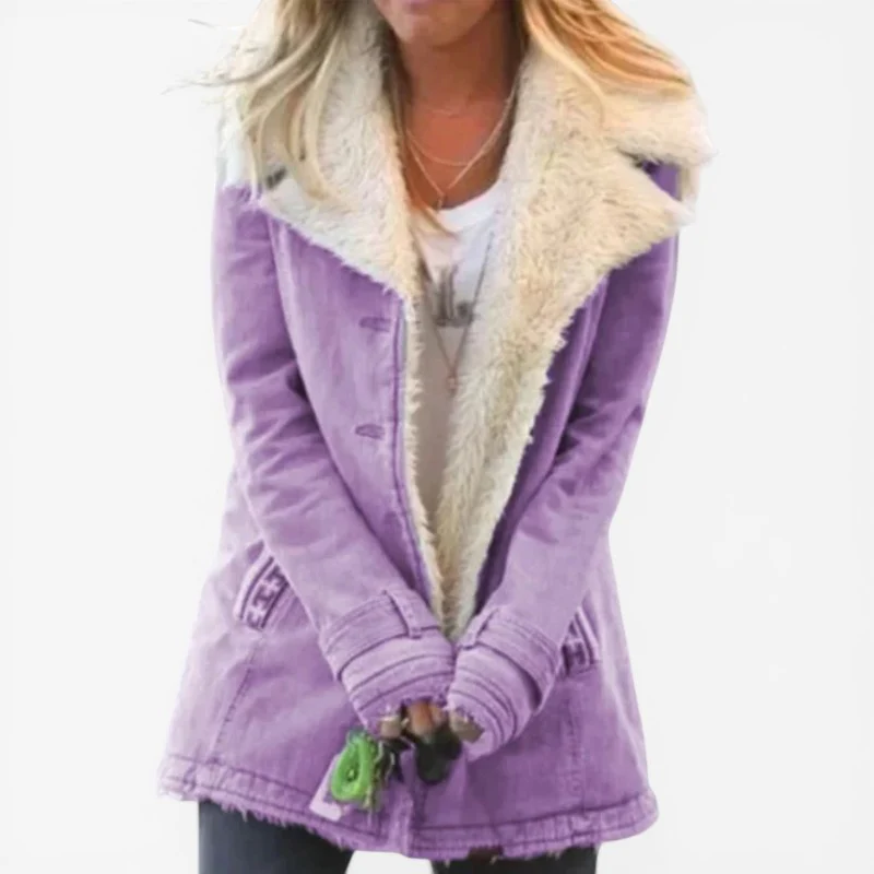 Manteau à Manches Longues avec Col à Revers et Poches - Image 6