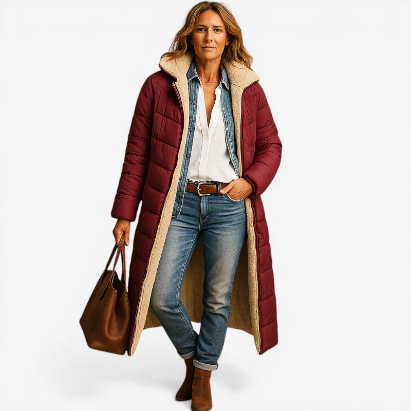 Manteau à Manches Longues avec Coupe Moderne et Col à Revers - Image 6