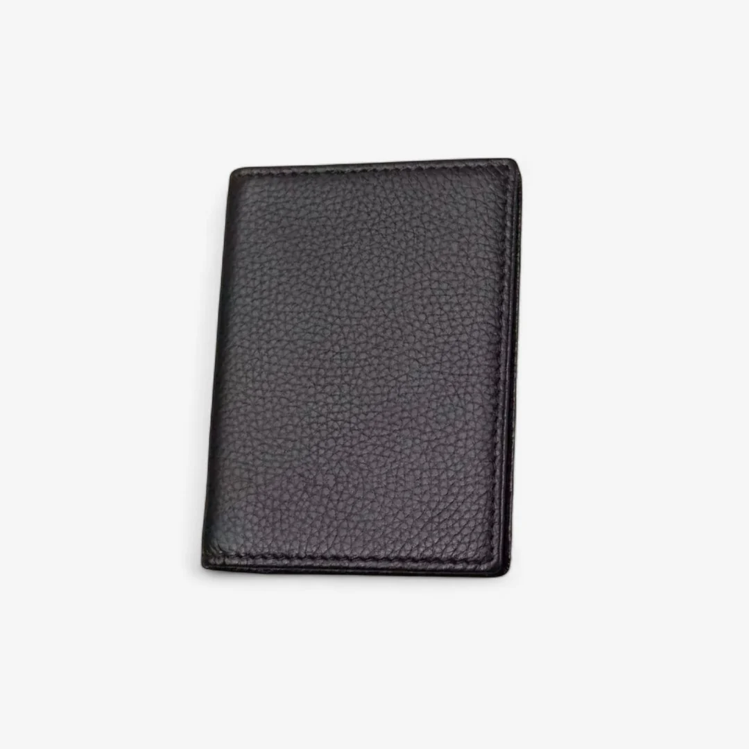 Porte-cartes RFID en cuir compact avec emplacements multiples - Image 2