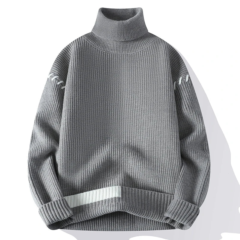 Pull col roulé femme coupe décontractée - Image 3