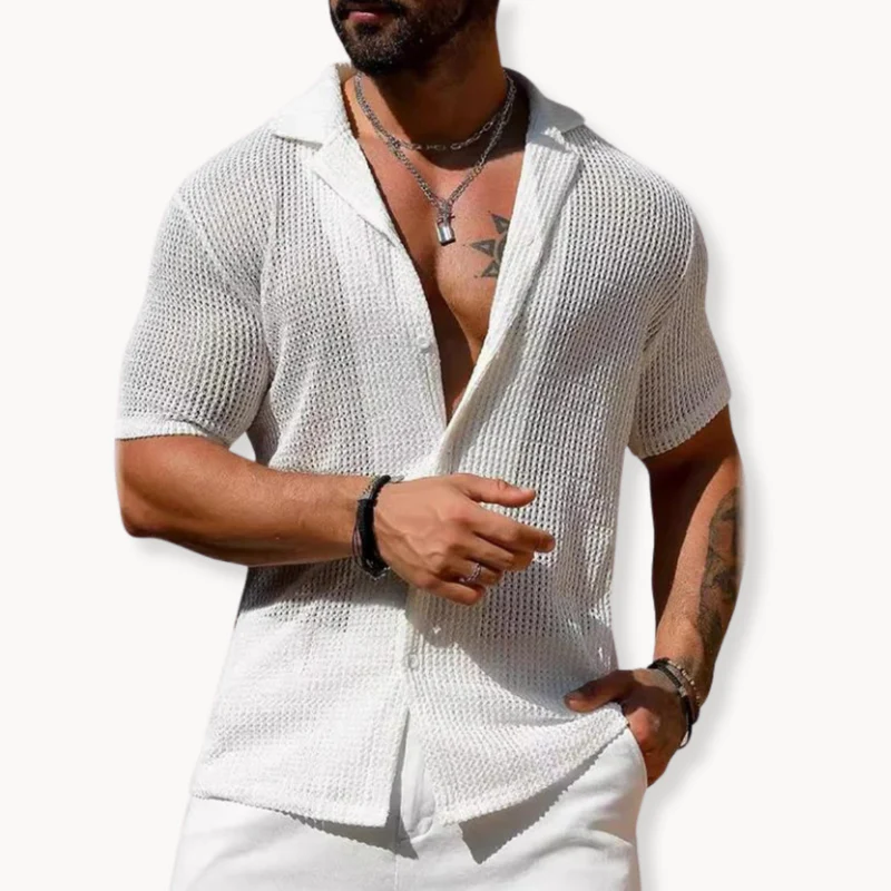 Marco – T-shirt Homme Léger en Maille - Image 2
