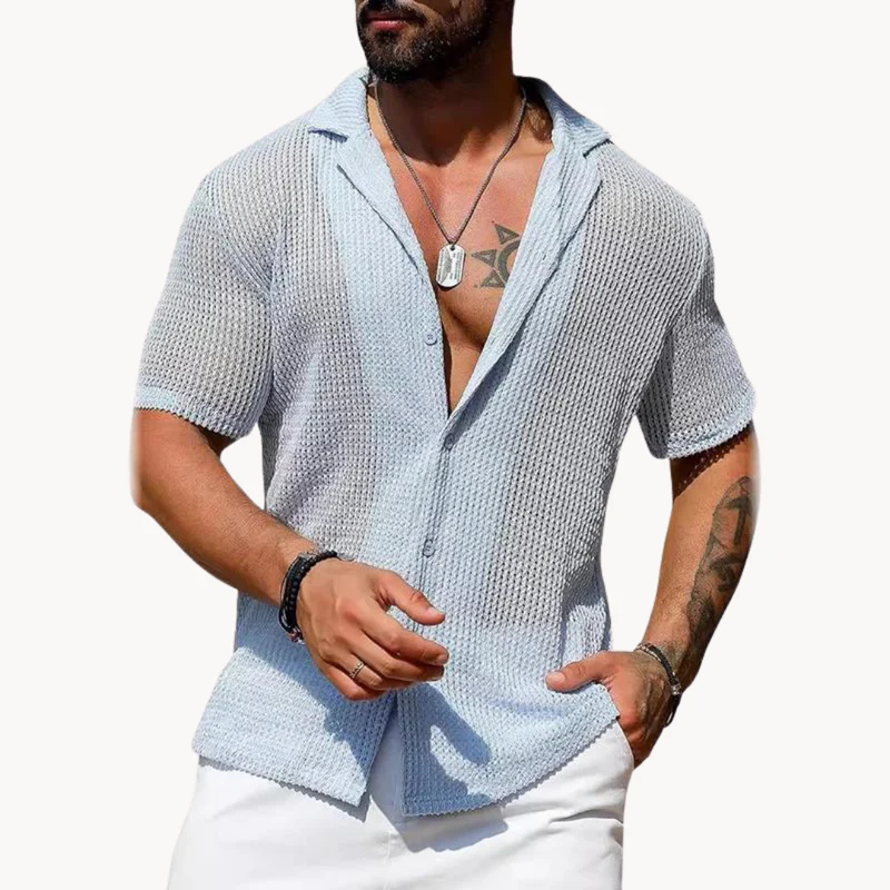Marco – T-shirt Homme Léger en Maille - Image 4