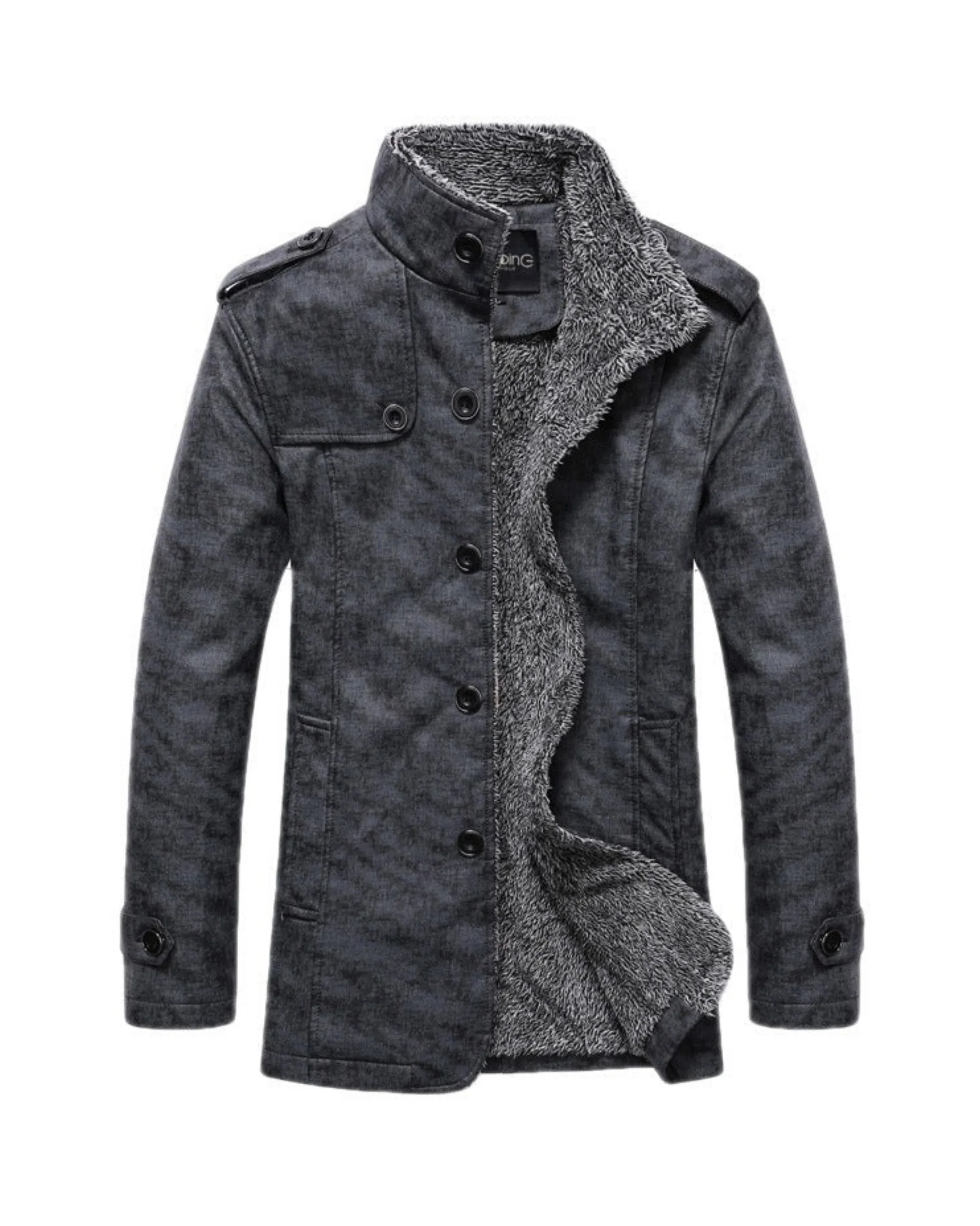 Veste doublée en sherpa pour homme