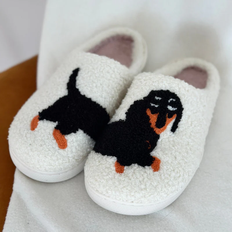 Chaussons slip-on bout rond imprimé animal - Image 4