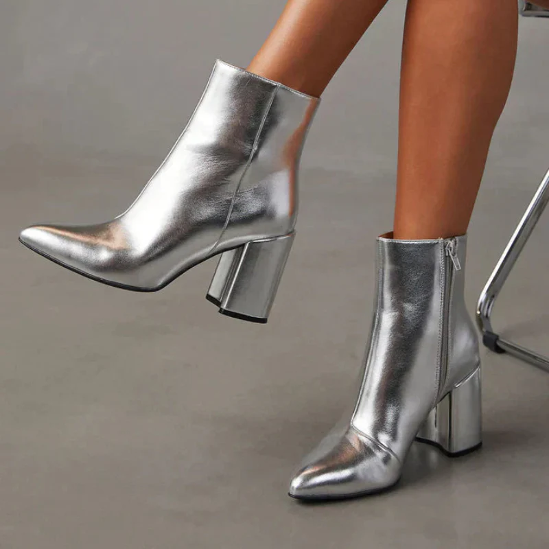 Bottines zip latéral - Image 3