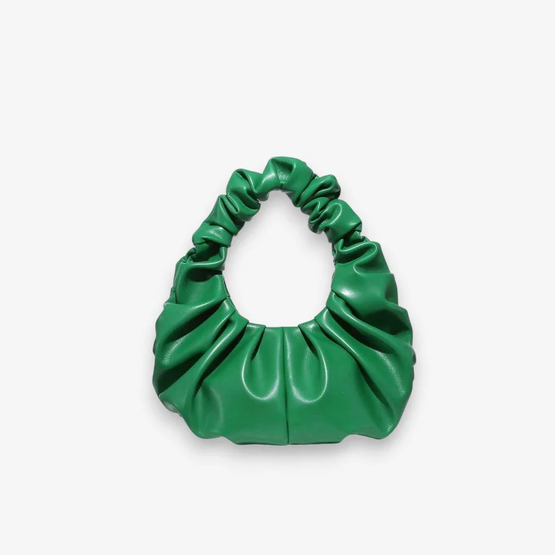 Sac à bandoulière femme design plissé rétro