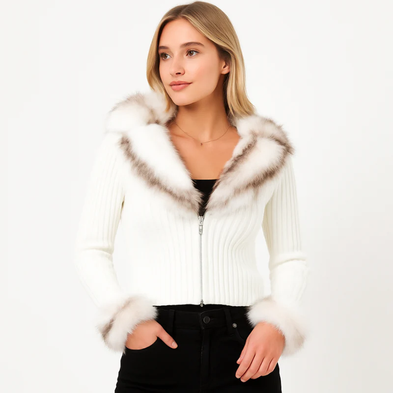Dames Blazer met Reverskraag en Ritssluiting - Image 3