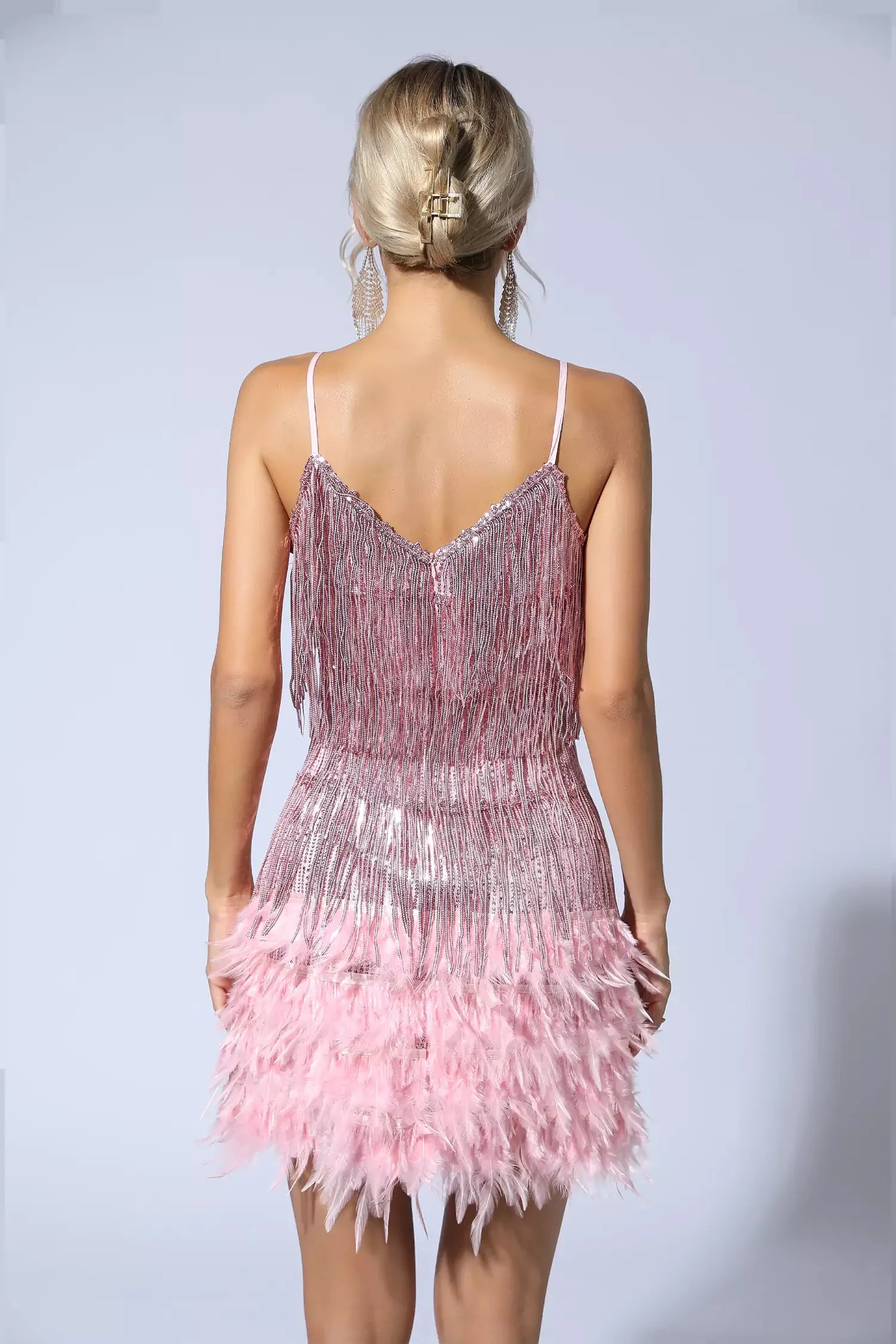 Mini-robe femme Marina à paillettes - Image 7