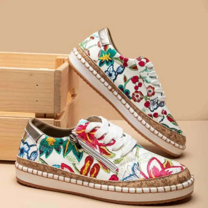 Martha – Chaussures à Lacets avec Semelle Plate et Fermeture Latérale - Image 7