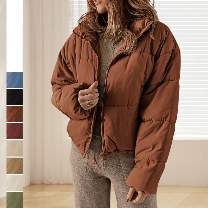 Veste femme à capuche zippée manches longues - Image 5