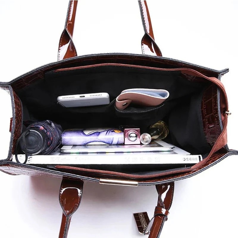 Sac à main grande capacité avec bandoulière ajustable - Image 6
