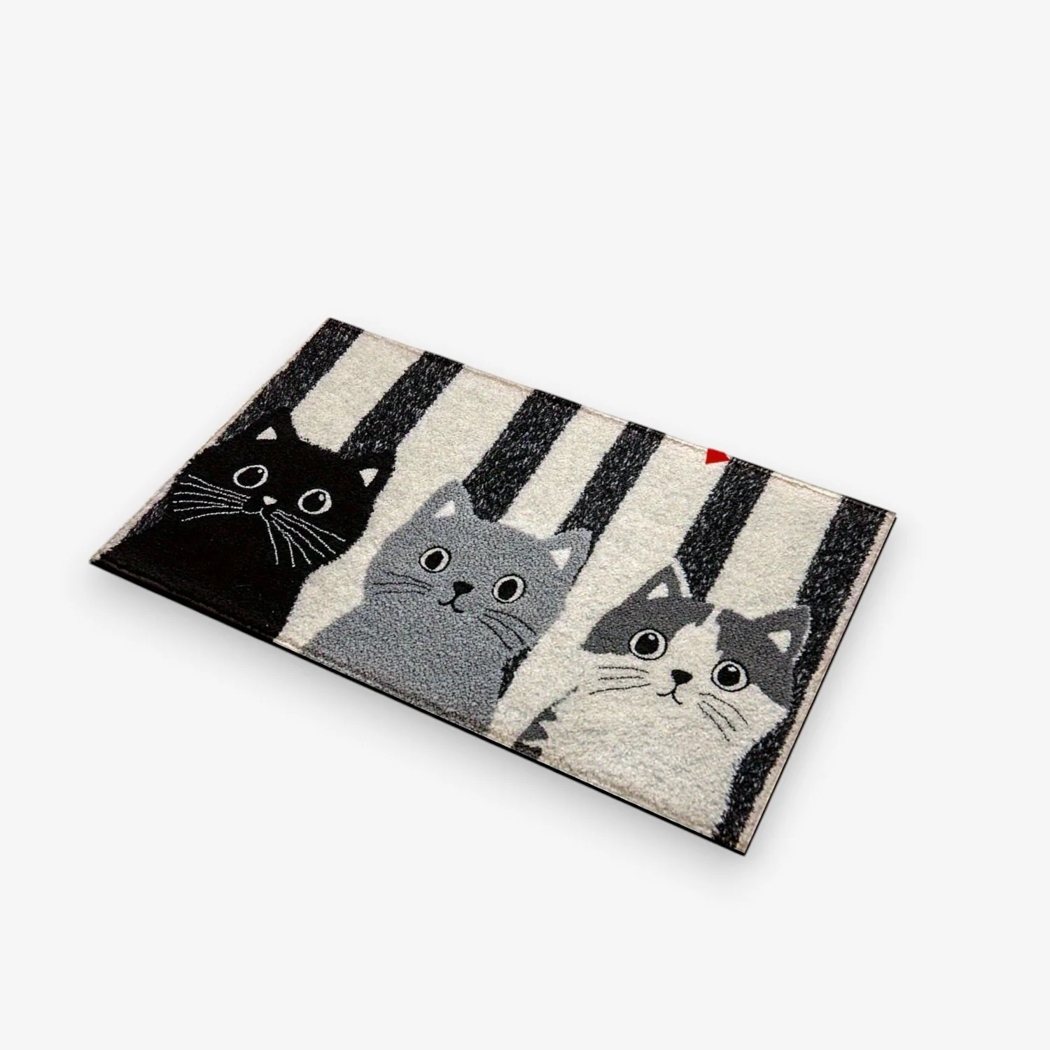 Tapis d’entrée antidérapant chat cartoon