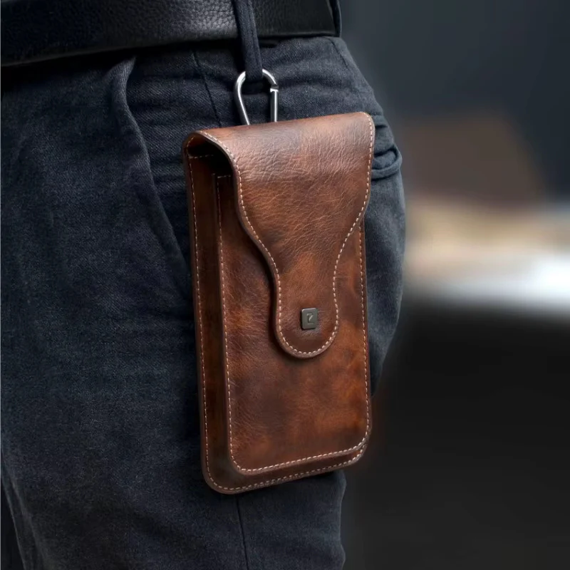 Sac banane en cuir élégant avec boucle métallique - Image 6