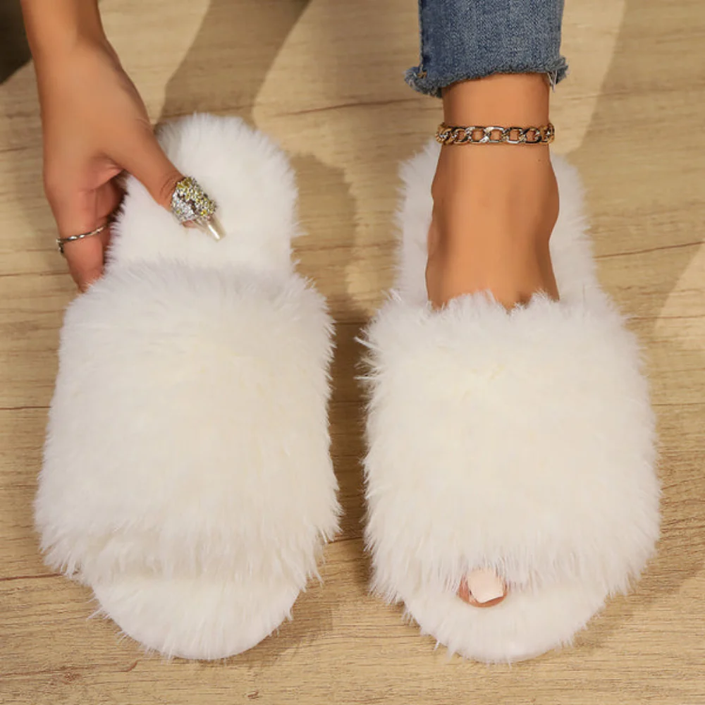 Chaussons bout ouvert doublure moelleuse - Image 4