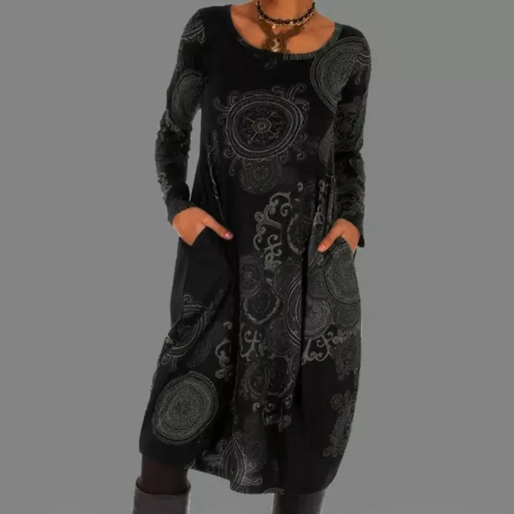 Robe bohème femme manches longues - Image 2