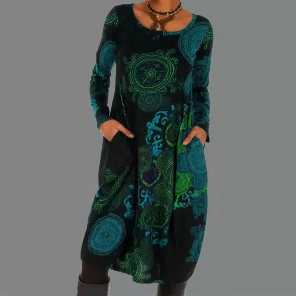 Robe bohème femme manches longues - Image 3