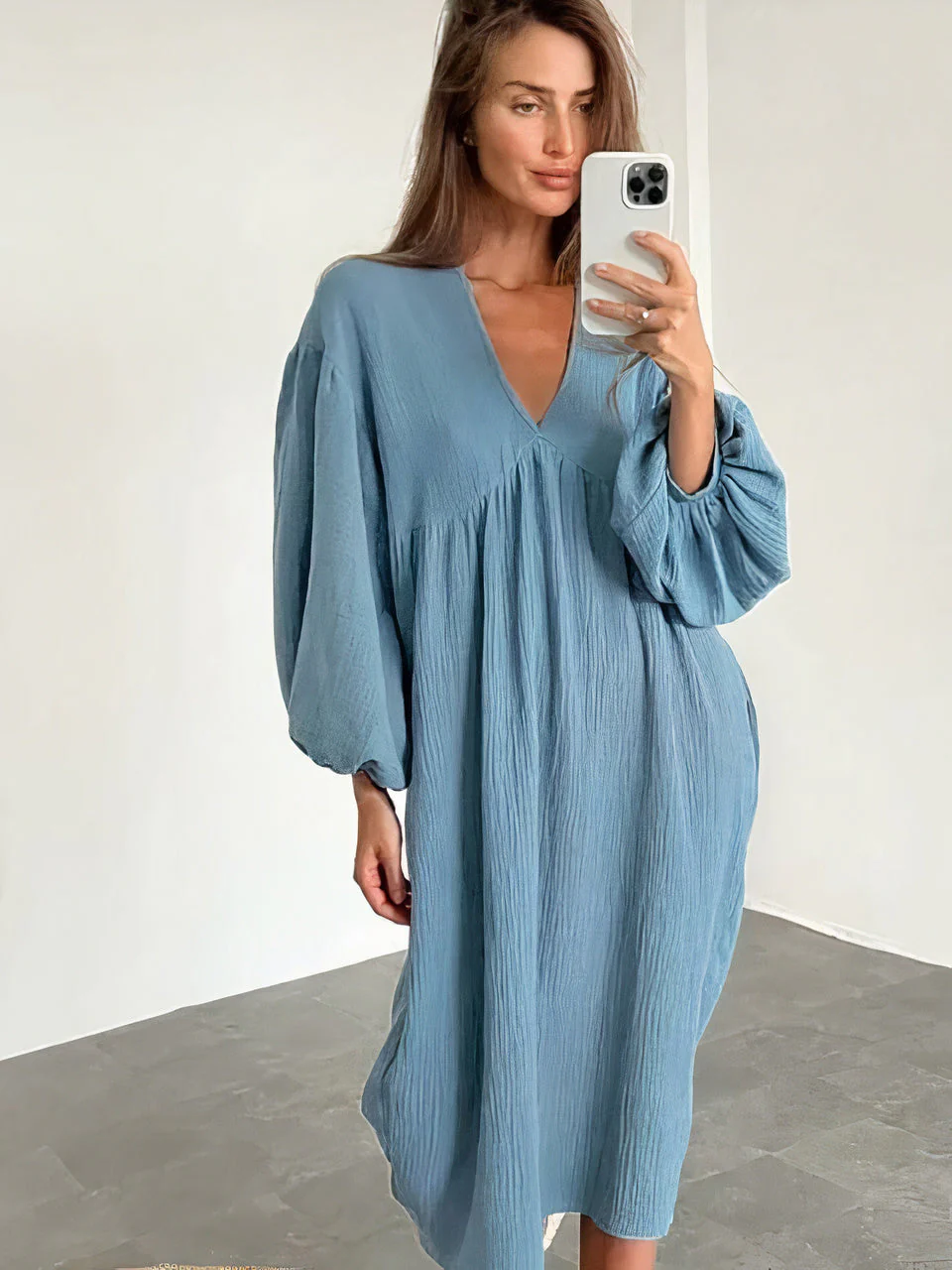 Maya - Robe longue Maya coupe ergonomique - Image 3