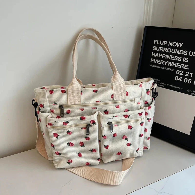 Sac bandoulière fourre-tout multi-poches - Image 2